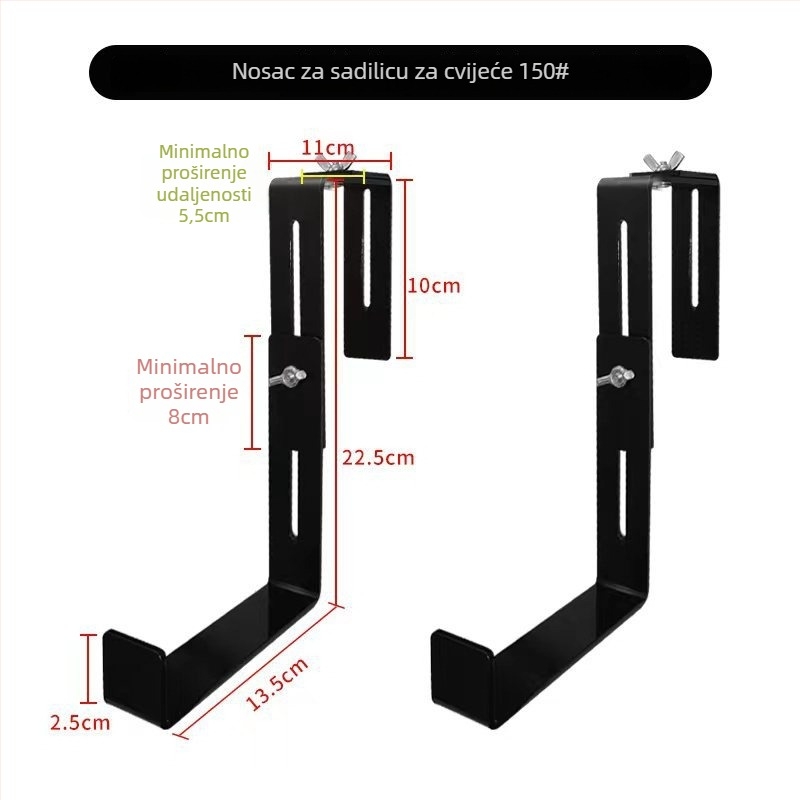 Posuda za biljke od plastike, s automatskim upijanjem vode, uštedom vode, injekcijski oblikovana, za zidnu, stolnu ili podnu upotrebu