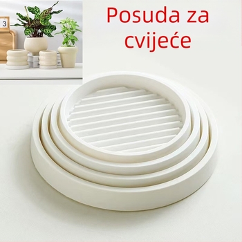 Plastična posuda za saksiju s debelim dnom, posuda za skupljanje vode za sukulente, za postavljanje na pod