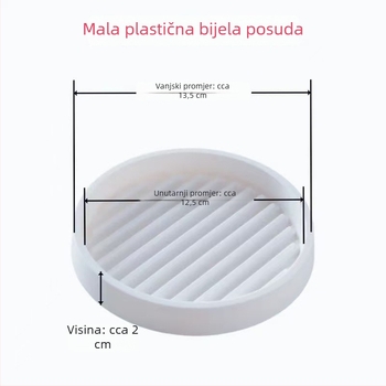 Plastična posuda za saksiju s debelim dnom, posuda za skupljanje vode za sukulente, za postavljanje na pod