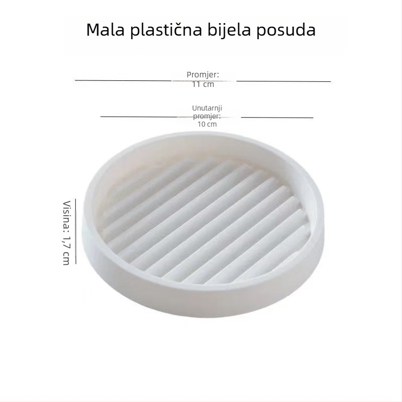 Plastična posuda za saksiju s debelim dnom, posuda za skupljanje vode za sukulente, za postavljanje na pod