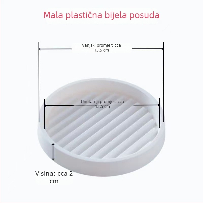 Plastična posuda za saksiju s debelim dnom, posuda za skupljanje vode za sukulente, za postavljanje na pod