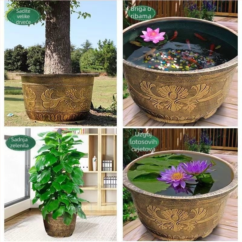 Plastična posuda za pod – otporna na pukotine, otporna na visoke temperature, otporna na koroziju; čvrsta i izdržljiva, oblikovana izrada