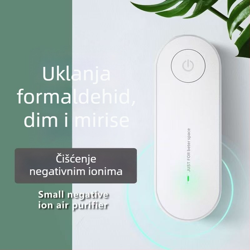 Pročišćivač zraka s kompozitnim filtrom – 50 m³/h, buka ≤ 36 dB, pogodan za 11–20 m², zidna montaža, napajanje iz utičnice