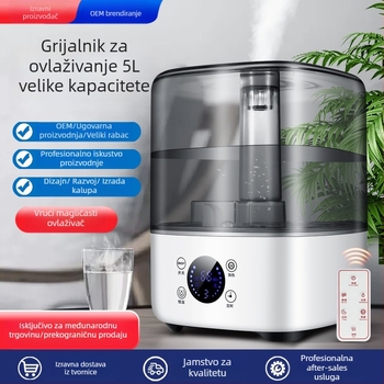 Zagrijavajući ovlaživač za dom i ured, s velikom kapacitetom, konstantnom vlagom i pročišćavanjem zraka