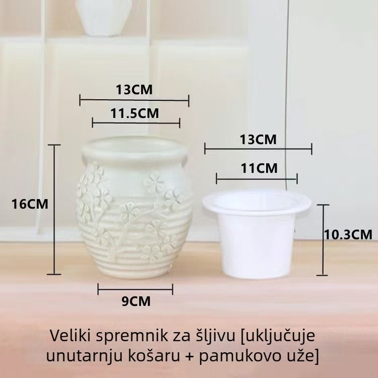 Stolni lonac za cvijeće od smole, s automatskim zalijevanjem, nordičkog stila, za ured i kućnu dekoraciju.