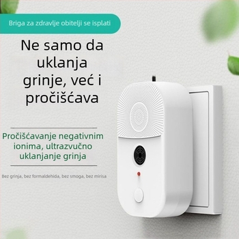 2025 novi kućni pročišćivač zraka s negativnim ionima, uklanja grinje, maglu i pasivni dim u spavaćoj sobi