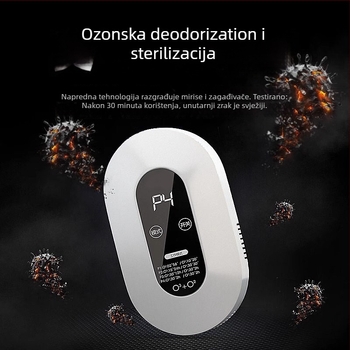Bumai kućni pročišćivač zraka – deodoracija, uklanjanje formaldehida i mirisa kućnih ljubimaca, sterilizacija i dezinfekcija; negativni ioni i ozon; 50 m³/h; zidni minimalistički stil; 31–40 m²