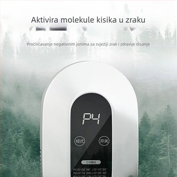 Bumai kućni pročišćivač zraka – deodoracija, uklanjanje formaldehida i mirisa kućnih ljubimaca, sterilizacija i dezinfekcija; negativni ioni i ozon; 50 m³/h; zidni minimalistički stil; 31–40 m²