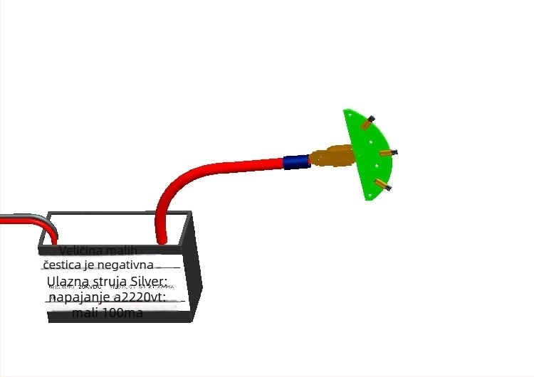Generator negativnih iona malih čestica, kompaktan dizajn, visoka koncentracija, pogodan za kućnu i komercijalnu upotrebu do 20 m²