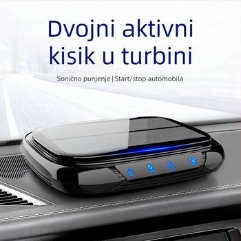 Automobilski pročišćivač zraka sa solarnim napajanjem, negativni ioni, ozon, uklanjanje formaldehida, aromaterapija
