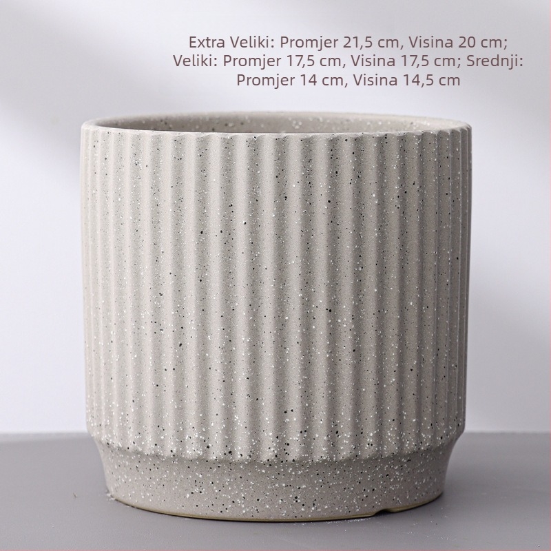 Keramički lonac za orhideje, europski stil, oslikan; Uvoz: Ne; Značka: Druga