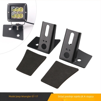Držač svjetla na A-stupu za Jeep Wrangler JK 2007-2017 – nosač spot svjetla, Diamond HZ1232214