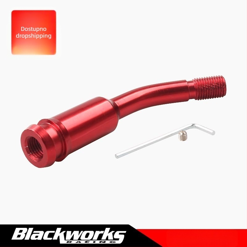 Produžni nastavak ručnog mjenjača s prilagodljivim zakrivljenim dizajnom, od aluminijske legure, model SK-1017, kompatibilan s VW T4 1990-2003