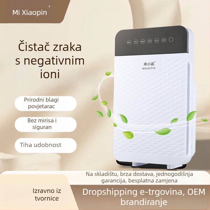 Mi Xiaopin kućni pročišćivač zraka s negativnim ionima - uklanja mirise, dim i prašinu, proizvodi negativne ione i čisti okruženje kućnih ljubimaca