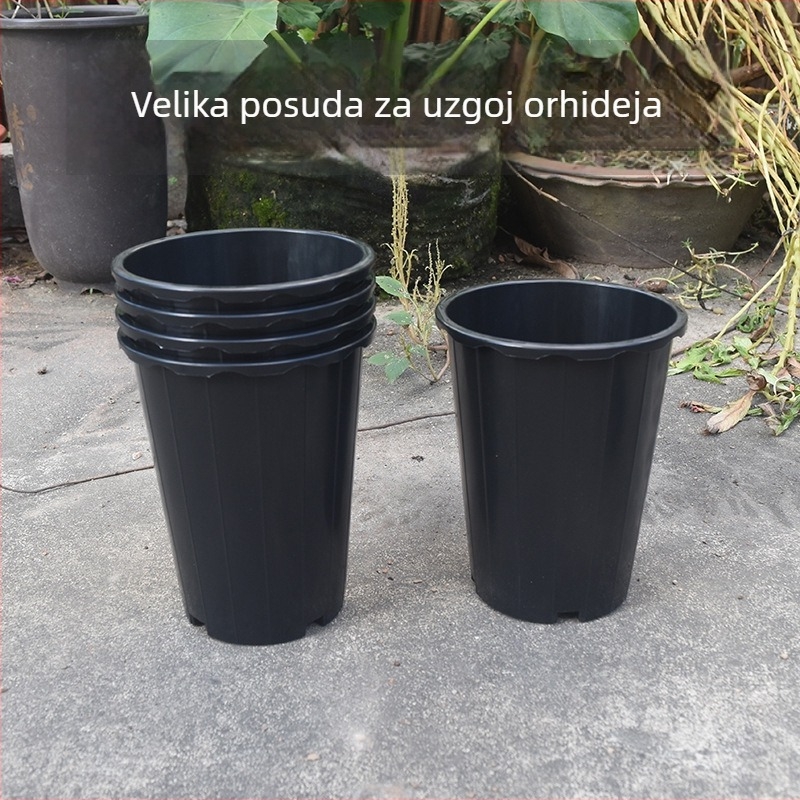 Plastični lonac za orhideje, podni model, injekcijsko oblikovan, za proizvodnju u rasadniku cvijeća, jednostavan stil