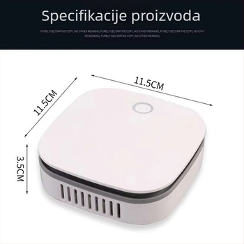 USB punjivi pročišćivač zraka za automobil – unutarnja dezinfekcija i uklanjanje mirisa