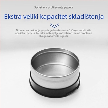 Stolni pročišćivač zraka s pepelnikom — uklanja formaldehid i dim od pušenja, s negativnim ionima za deodoraciju
