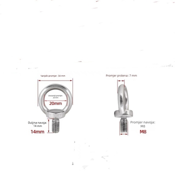 Triumph Xiyi Off-Road metalne T-slot proširne vijce za montažu na krovnu platformu, kompatibilno s F-150