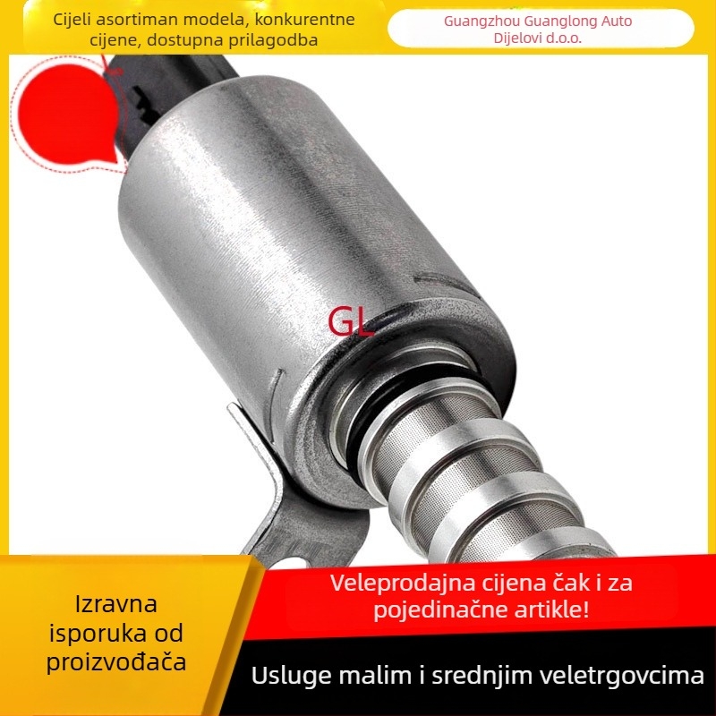 GL VVT Solenoid Valve za BMW — Modeli: 11367587760, 11367604292, 11368610388, V758776080 — Kompatibilan s BMW serijama 1, 3 i 5 — Mogućnost prilagodbe