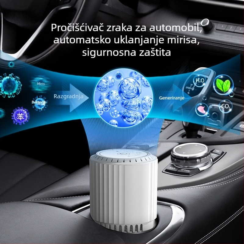 Desktop uređaj za pročišćavanje zraka s negativnim ionima, uklanjanje formaldehida, uklanjanje mirisa, uklanjanje pasivnog pušenja i PM2.5