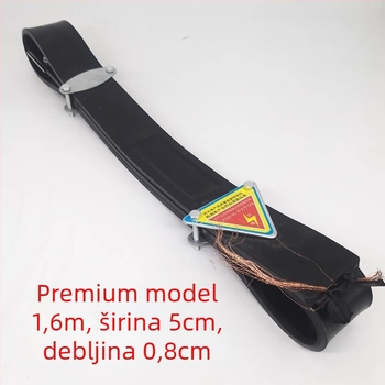 Exciting Journey Statički pojas uzemljenja za kamione – gumeni anti‑statnički pojas, model Static Belt, prikladno za kamione, cisterna vozila, poluprikolice i cisterne