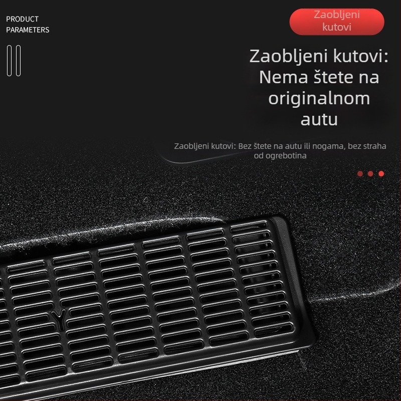 XLYL PVC zaštitni kućište donjeg izlaza zraka stražnjeg sjedala Tesla Model Y – model TSLZY, prilagodba dostupna