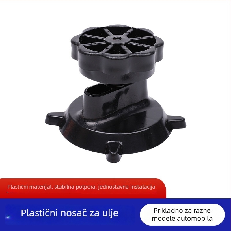 Držač za spremnik ulja automobila - univerzalni, plastični, ojačani, protuklizni
