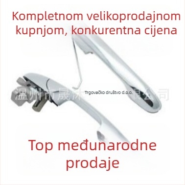 Fiat 500 elektroplirano kvaka za vrata - lijeva i desna, modeli 735592012 735592026