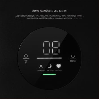 A30 stolni pročišćivač zraka i ovlaživač – dvostruka funkcija, protok zraka 50 m³/h, buka ispod 36 dB, USB napajanje, pokriva do 10 m²