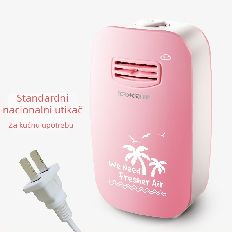 Stolni generator negativnih iona kisika – Kućni pročišćivač zraka, mini stolni model, 3 m³/h, buka ispod 36 dB, pokrivenost 10 m², Kompozitni filtr, Energetska učinkovitost Klasa I