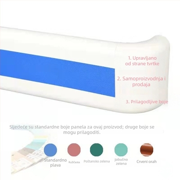 Cologne bolnički rukohvat za hodnik s PVC panelom, zaštita od udara, 140 cm