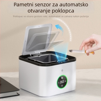 Pročišćivač zraka s negativnim ionima i senzorom, uklanja miris pasivnog pušenja, bežični i prijenosni