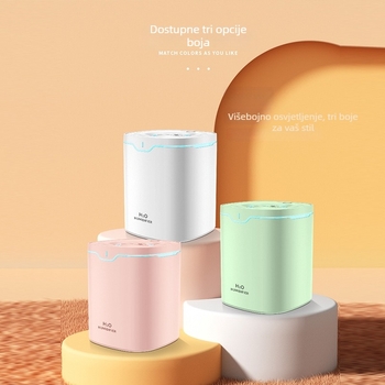 Hermaps X3 Dual Spray kućni ovlaživač – 2 izlaza magle, pokrivenost 21–30 m², kapacitet spremnika 1,0–2,5 L, USB napajanje, vremenski tajmer 2–8 sati