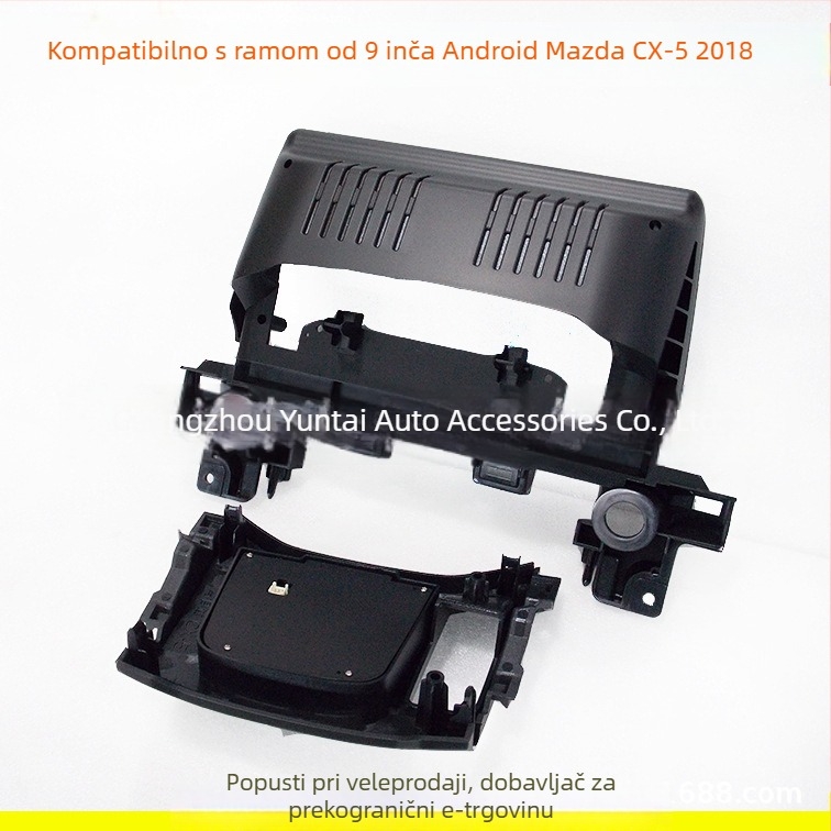 Android okvir za navigaciju u automobilu s DVD prilagodbenim panelom za Mazda CX-5 2018 – MA-68, plastični okvir