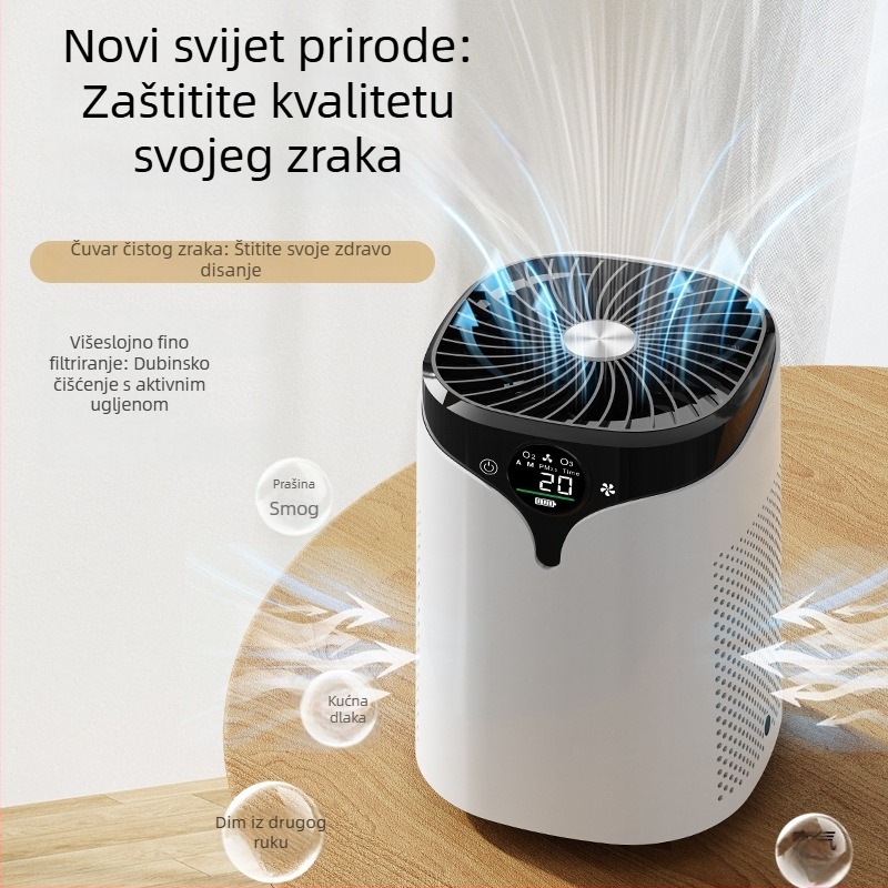 Pročišćivač zraka za uklanjanje mirisa u uredu i kod kuće, uklanjanje mirisa kućnih ljubimaca, stolni minimalistički dizajn