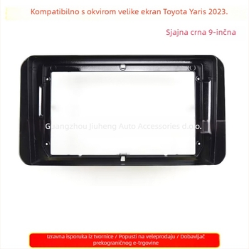 Android Car Audio Face za Toyota Yaris 2023 – kućište za DVD navigaciju, 12V, ABS, 500 g