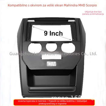 Android okvir navigacijskog panela za Mahindra Scorpio 2015, plastika, 12V, audio modifikacija