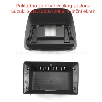 Okvir za navigaciju Android DVD za Suzuki SOLIO 2002-2008, ABS plastika, 12V napajanje