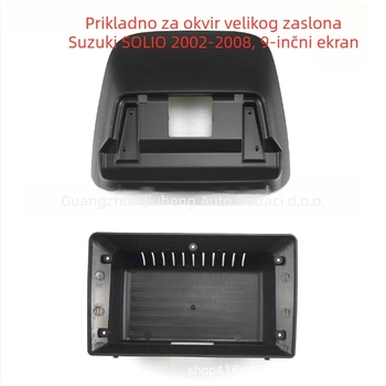Okvir za navigaciju Android DVD za Suzuki SOLIO 2002-2008, ABS plastika, 12V napajanje