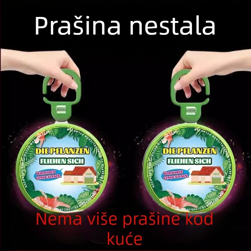 Stolni pročišćivač zraka s apsorpcijom prašine, plastično tijelo, okrugla glava, čisti zrak, proljeće 2025 pokretanje