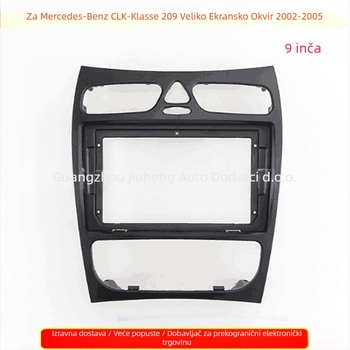 Prednja ploča za automobilsku audio navigaciju DVD Mercedes-Benz CLK-Class W209 (2002–2005); ABS materijal, 12V, 500 g