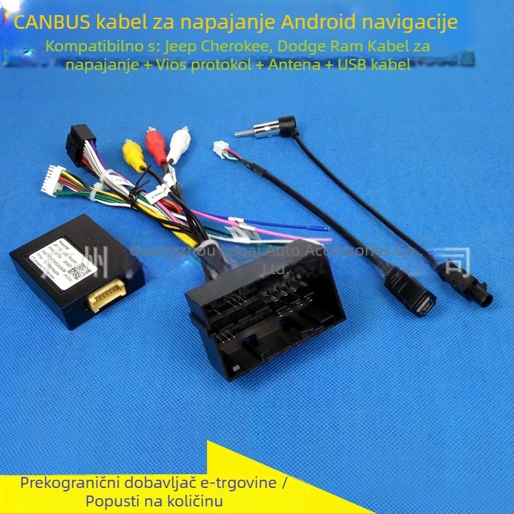 Android navigacijska kutija protokola napajanja kompatibilna s Jeep Wrangler, Grand Commander, Liberty, Compass i Renegade