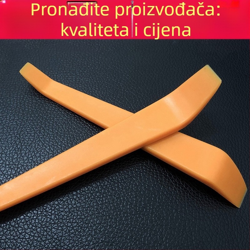 Devetdijelni plastični set alata za demontažu unutarnje automobilske audio opreme – za instrument ploču i srednju konzolu
