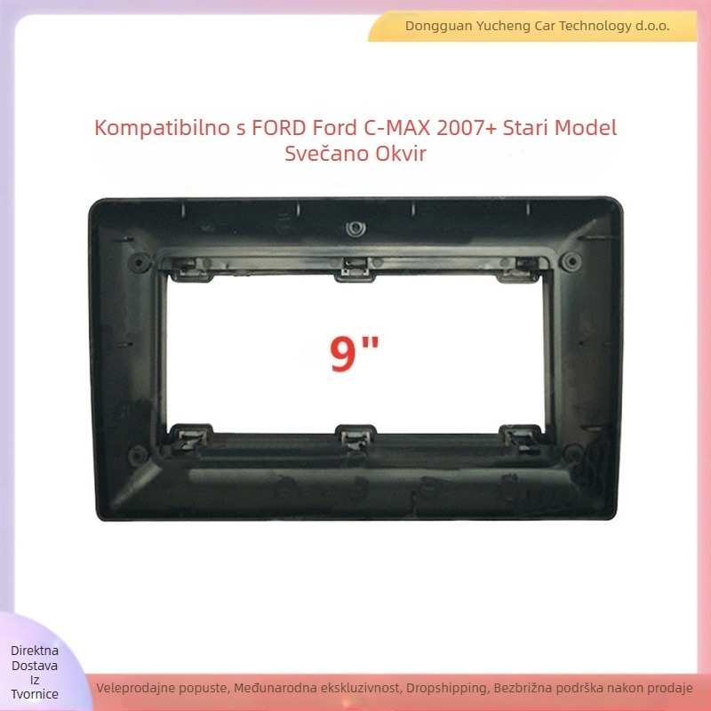 Univerzalni Android navigacijski okvir za Ford Focus C-MAX (2007+), ABS+PC materijal, 1 kg