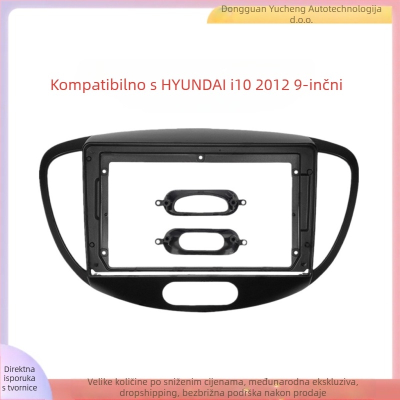 Okvir DVD za Hyundai i10 (2012) – ABS+PC materijal, 1 kg, kompatibilan s i10/i-10