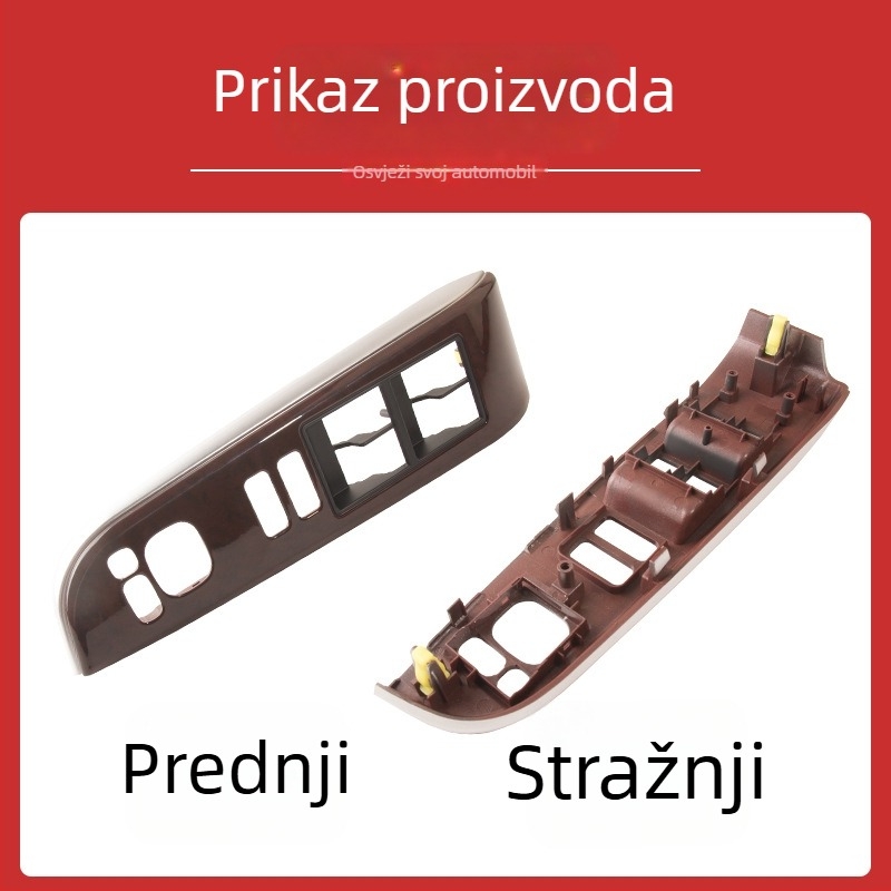 Lijevi prednji panel prekidača podizanja prozora za Camry 12–17 (sedmo generacije) — model 74232-06490-EO — plastika