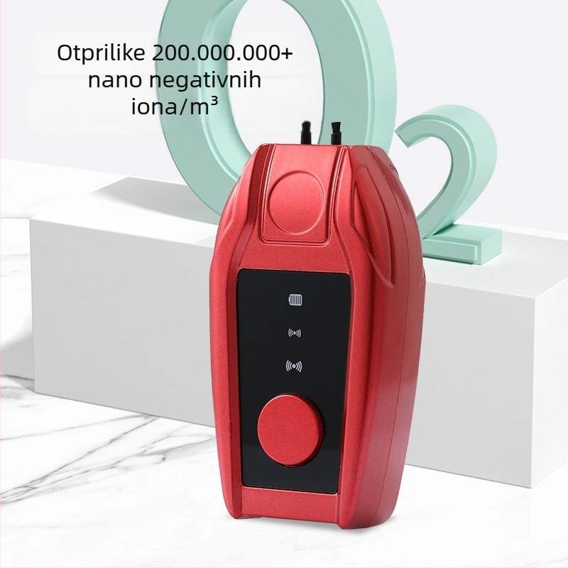 Prenosivi pročišćivač zraka oko vrata s negativnim ionima – niski nivo buke, USB napajanje, pogodan za prostore do 10㎡