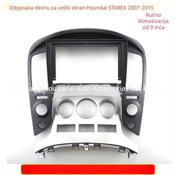 Panel za instalaciju auto audio sustava Hyundai Starex H1 (2007-2015), 12V, plastika, Peak