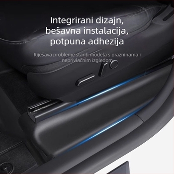 Zaštita kuta ispod sjedala za Tesla Model Y, prag stražnjih vrata, jednopločna plastika