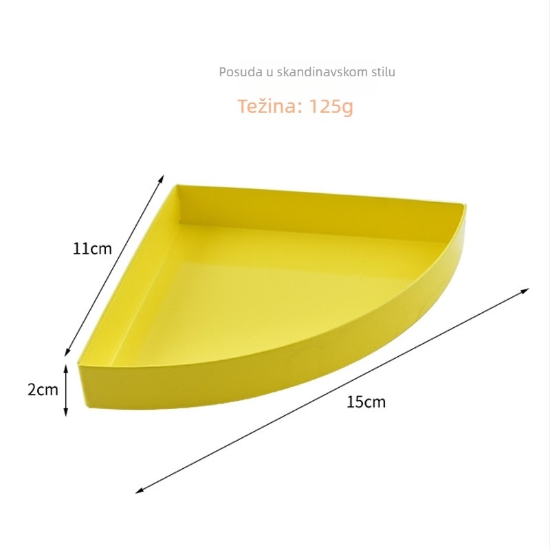 Stolni geometrijski panel za pohranu od metala, nepravilnog oblika, materijal 430, elektroplatirani završni sloj, tiskano logo, mogućnost prilagodbe obrade